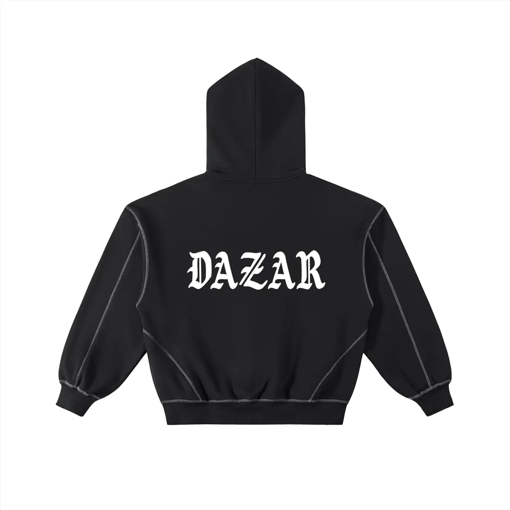 Dazar Boxy Fleece Zip Hoodie DAZAR