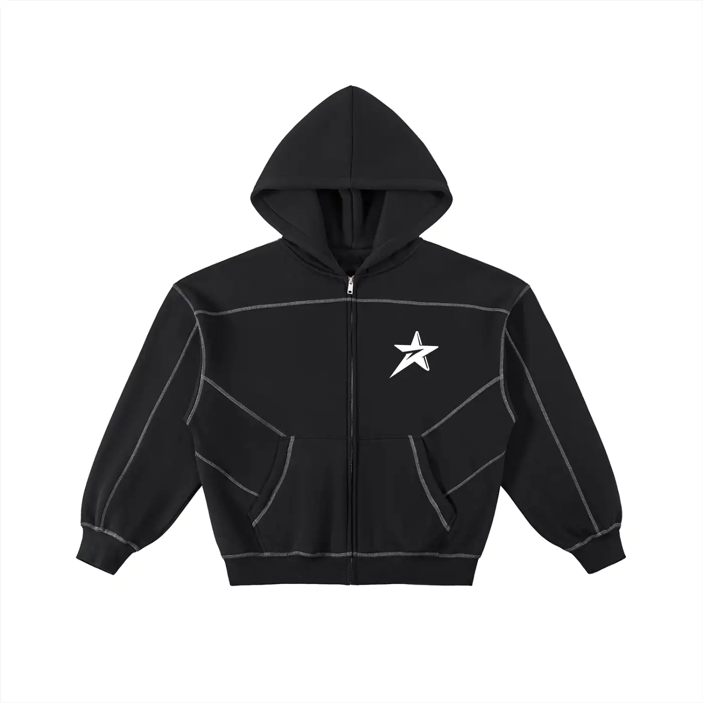 Dazar Boxy Fleece Zip Hoodie DAZAR