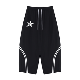 Unisex Wide Leg Piping Sweatpants