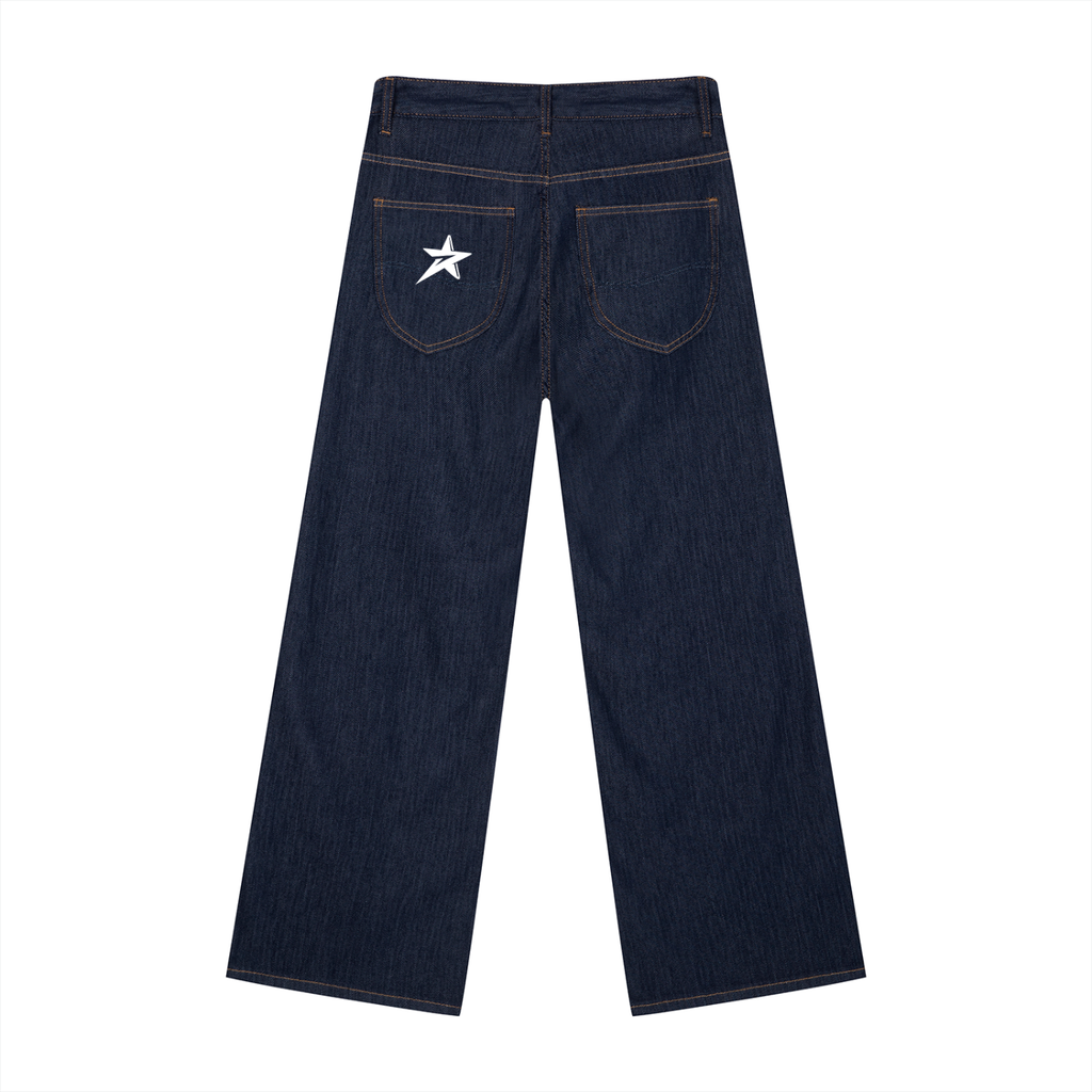 Men's Loose Fit Wide Leg Jeans