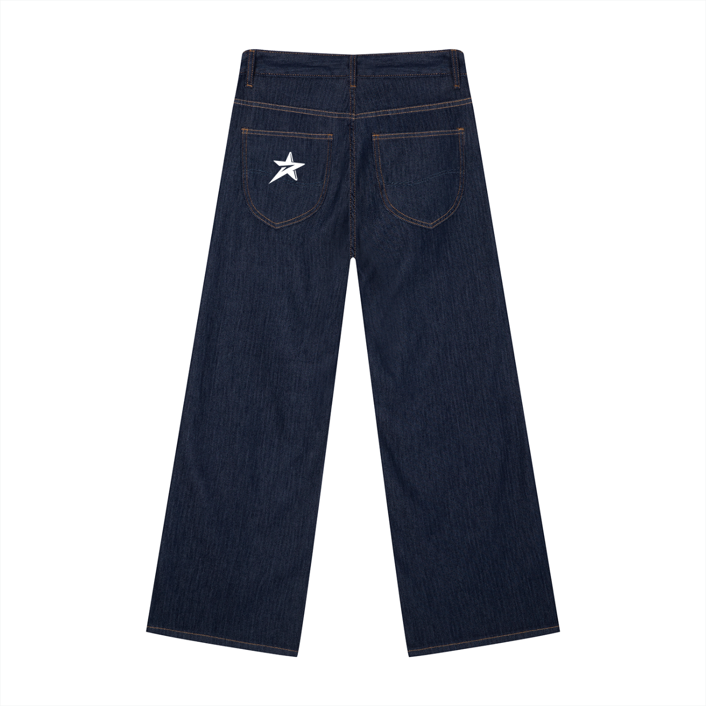 Men's Loose Fit Wide Leg Jeans