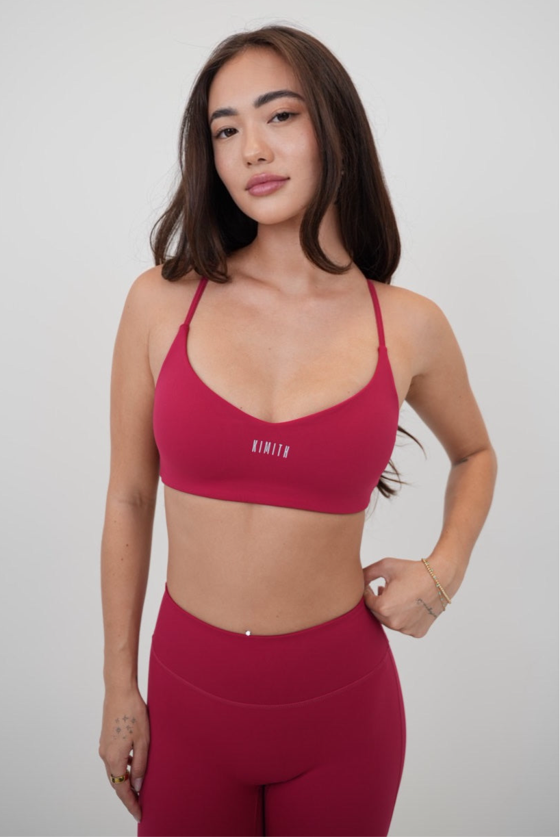 Women’s Sports Bra — Red
