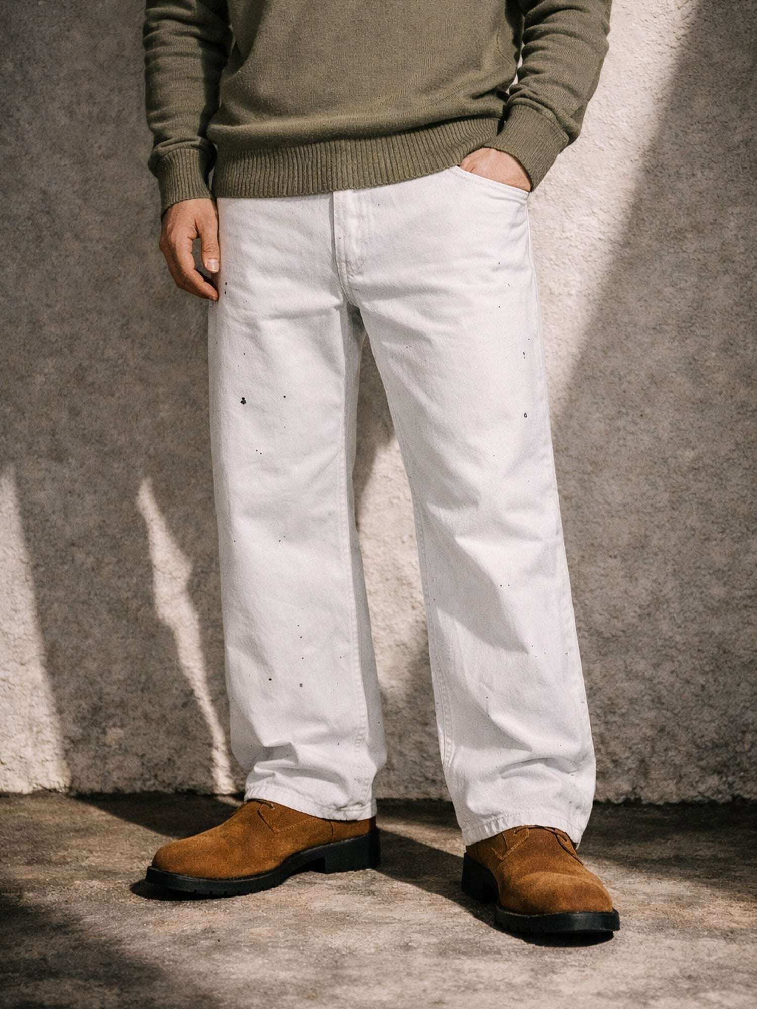 IVORY BOOTCUT DENIM DAZAR