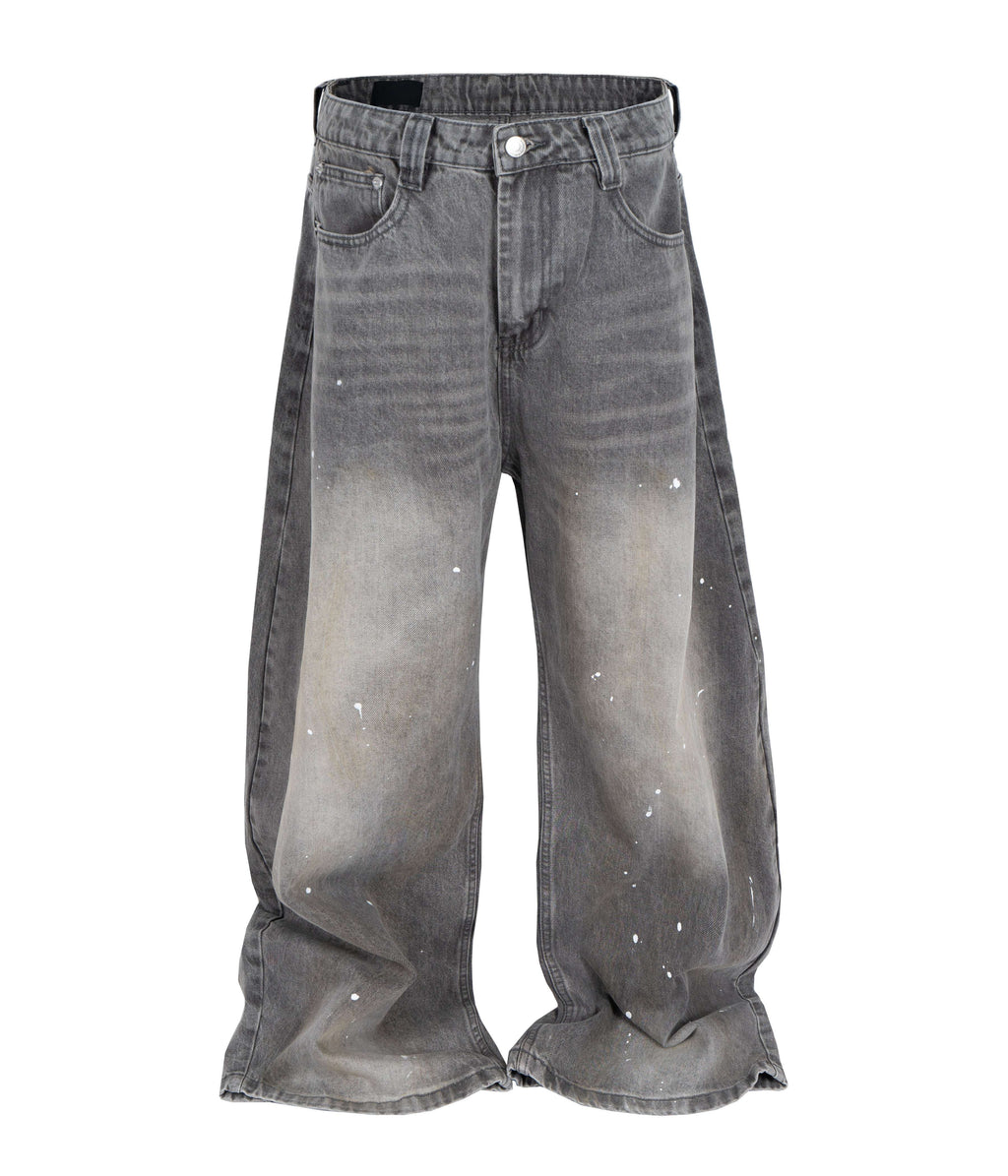 SLATE WIDEBOY SPLATTER DENIM DAZAR