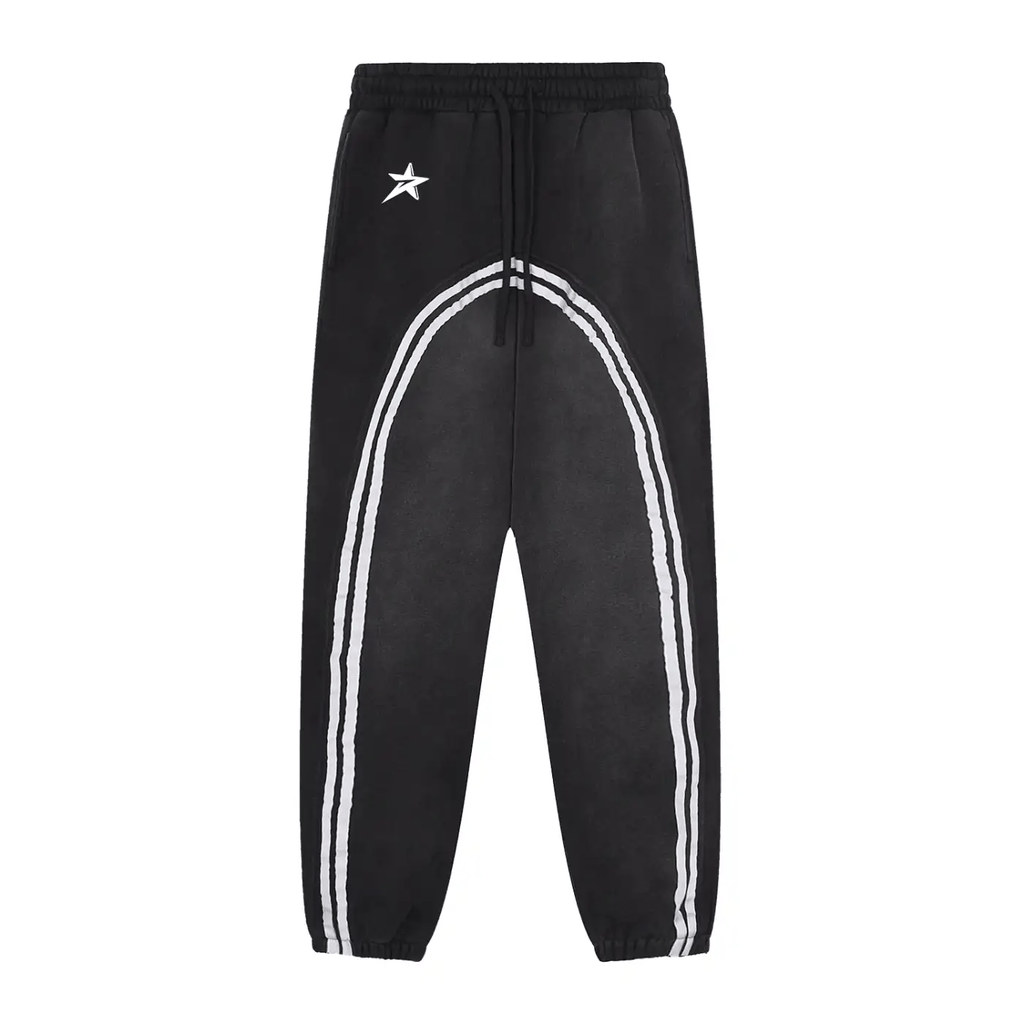 Dazar Fade Contrast Tape Fleece Jogged Sweatpants DAZAR