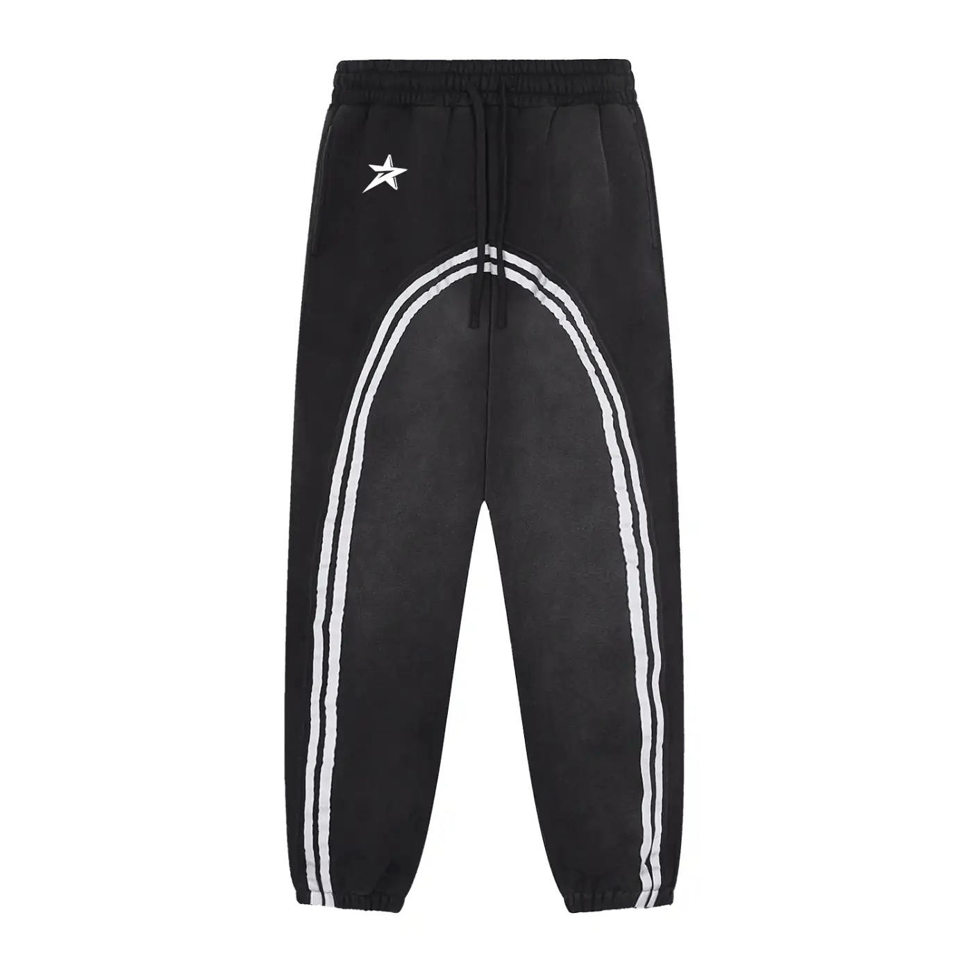 Dazar Fade Contrast Tape Fleece Jogged Sweatpants DAZAR