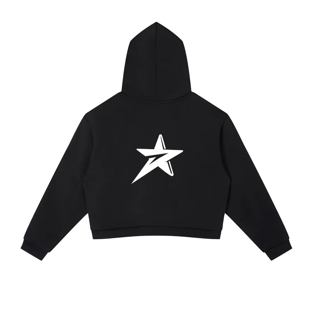 Dazar Women Striped Cropped Hoodie DAZAR
