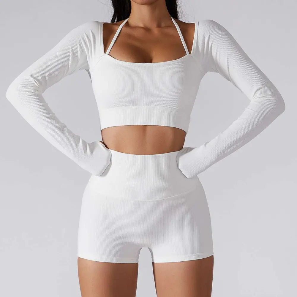 Women’s Ribbed Long-Sleeve Active Top